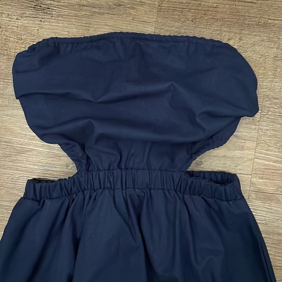NWT navy strapless Petal and Pup dress - Picture 9 of 10